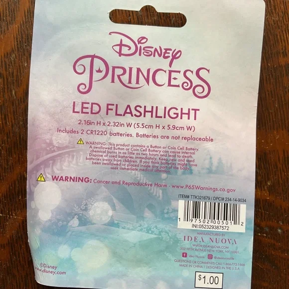 Disney princess LED flashlight - Picture 2 of 2